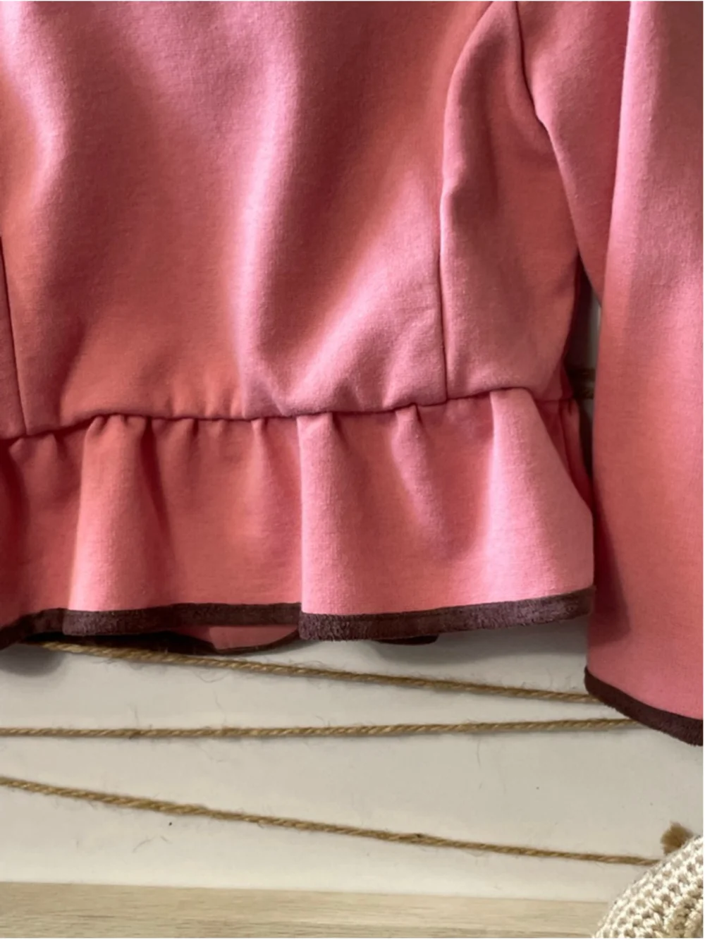 Janie and Jack Girls Pink Equestrian Blazer Size 2T Horse Button Front